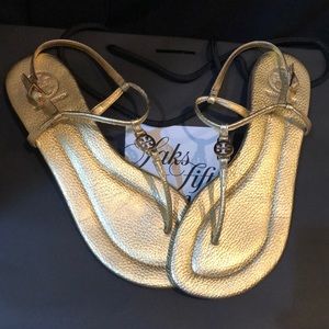 Tory Burch Emmy metallic sandal
